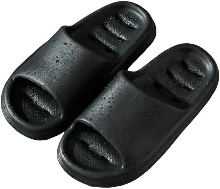 Тапочки для ванной с дренажем, быстросохнущие шлепанцы для душа, мягкие, полые, унисекс, противоскользящие шлепки EVA Dmmwcx, черный
Тапочки для ванной с дренажем, быстросохнущие шлепанцы для душа, мягкие, полые, унисекс, противоскользящие шлепки EVA Dmmwcx, черный