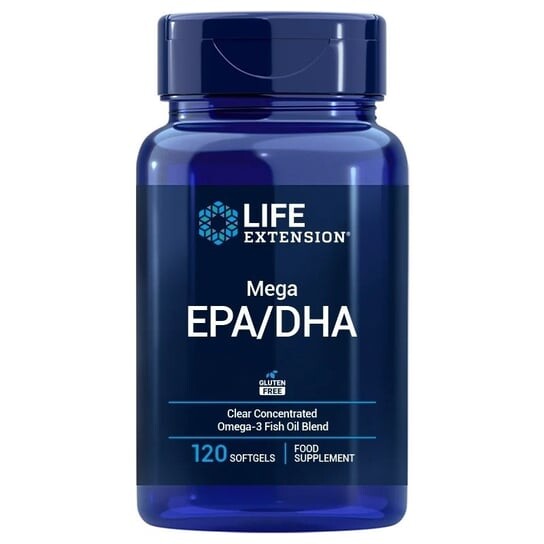 Life Extension, Mega EPA/DHA EU (120 капсул)
Life Extension, Mega EPA/DHA EU (120 капсул)