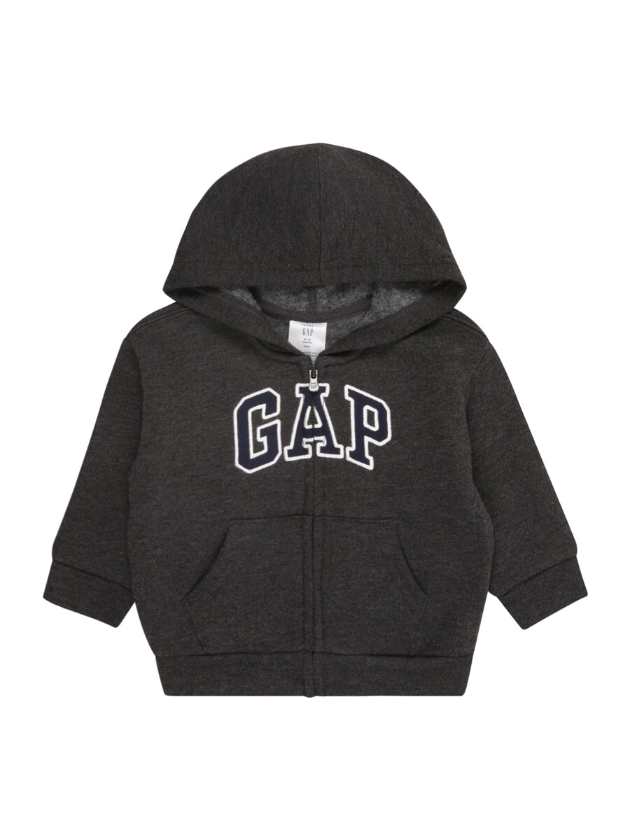 Толстовка с капюшоном на молнии GAP, антрацит
Толстовка с капюшоном на молнии GAP, антрацит