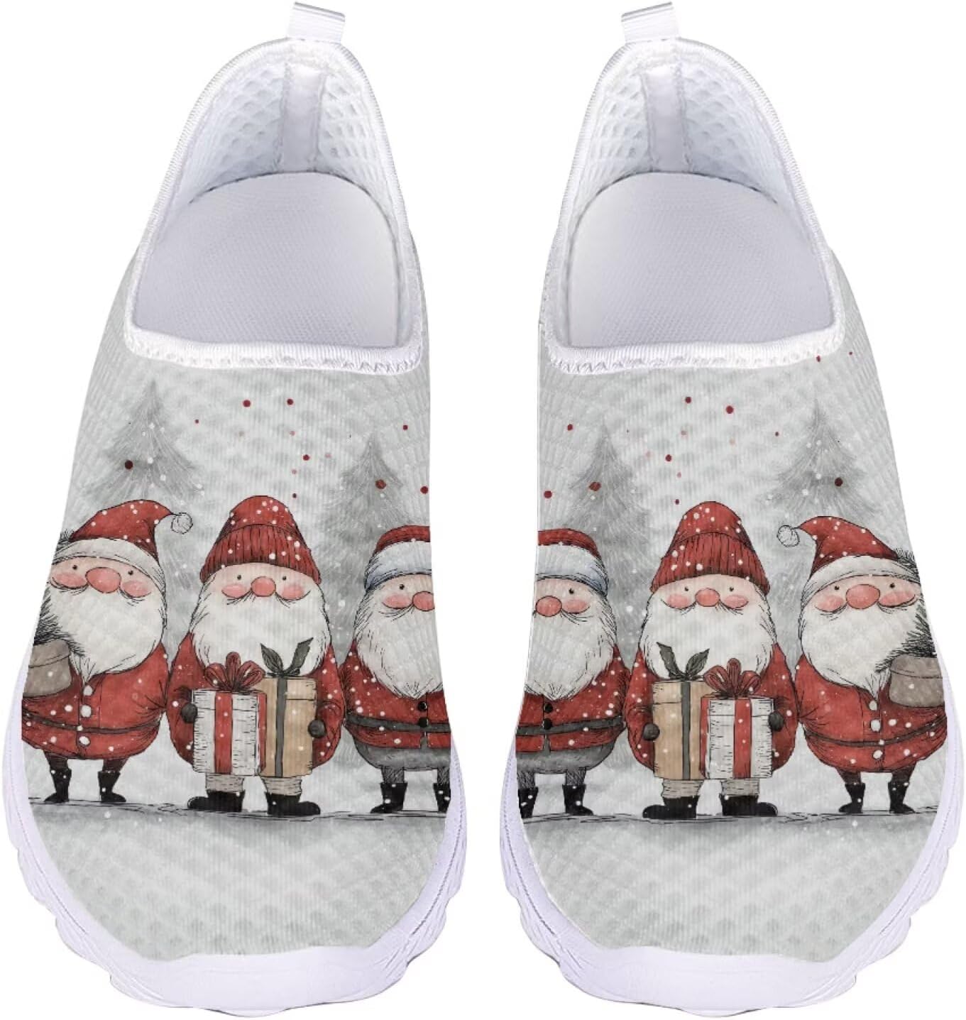 Забавные праздничные кроссовки Jeiento для женщин и мужчин, спортивная обувь для ходьбы, дышащие сетчатые кроссовки для тренажерного зала, работа, плоские лоферы, Cute Santa Claus
Забавные праздничные кроссовки Jeiento для женщин и мужчин, спортивная обувь для ходьбы, дышащие сетчатые кроссовки для тренажерного зала, работа, плоские лоферы, Cute Santa Claus