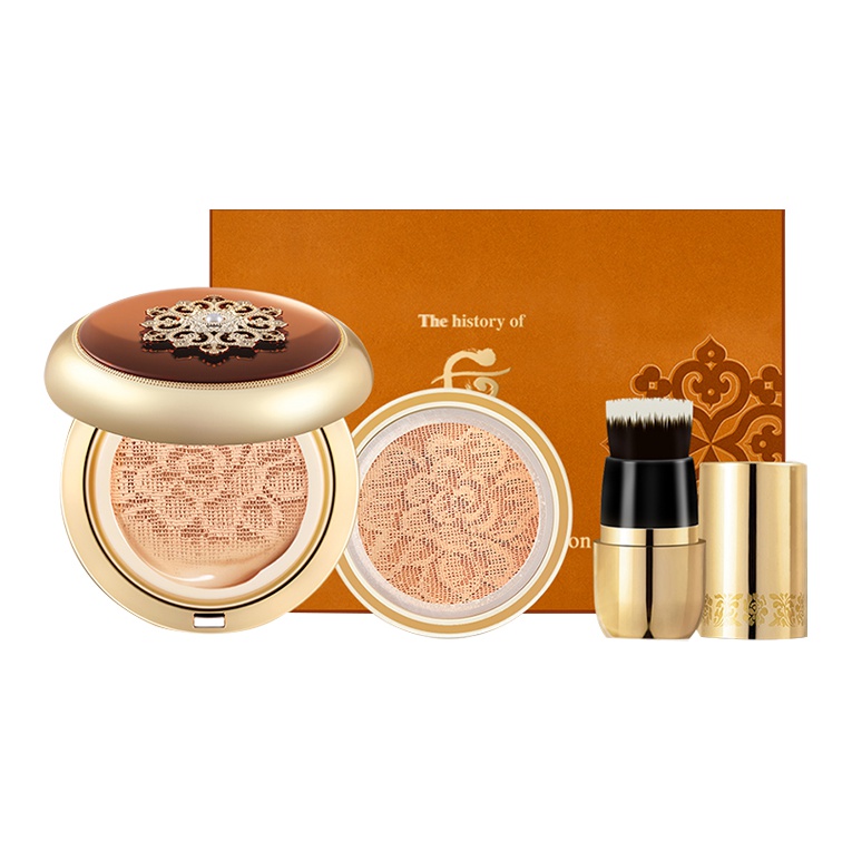 Флюидальный сияющий крем-пудра Air Cushion для стойкого осветления тона кожи Natural 15g + сменный блок The History Of Whoo
Флюидальный сияющий крем-пудра Air Cushion для стойкого осветления тона кожи Natural 15g + сменный блок The History Of Whoo