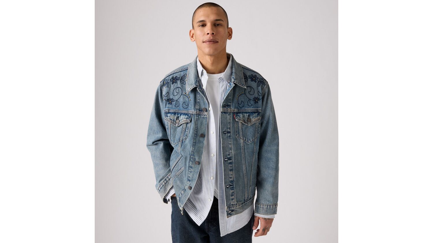 Куртка дальнобойщика свободного кроя Levi's, Embroidered Rodeo - Medium Wash
Куртка дальнобойщика свободного кроя Levi's, Embroidered Rodeo - Medium Wash