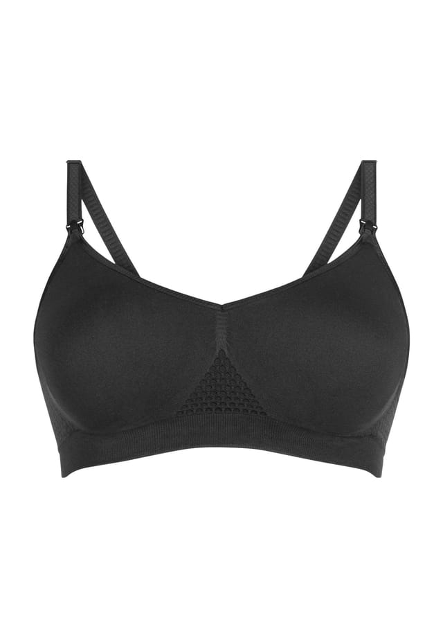 Бесшовный бюстгальтер для кормления из микрофибры Anita, черный
Бесшовный бюстгальтер для кормления из микрофибры Anita, черный