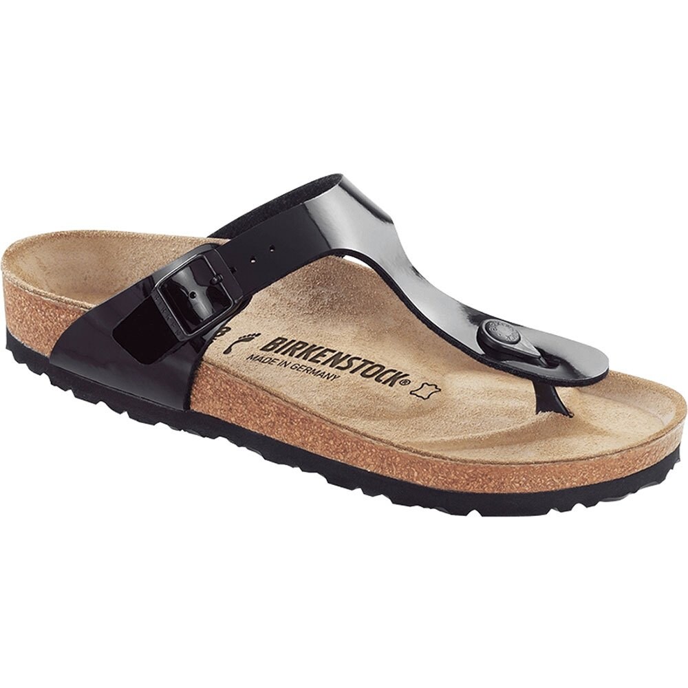 Сандалии Birkenstock Gizeh Birko Flor narrow, черный
Сандалии Birkenstock Gizeh Birko Flor narrow, черный
