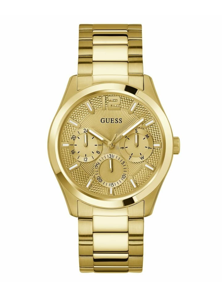 Guess Мужские аналоговые часы в золотом исполнении
Guess Мужские аналоговые часы в золотом исполнении