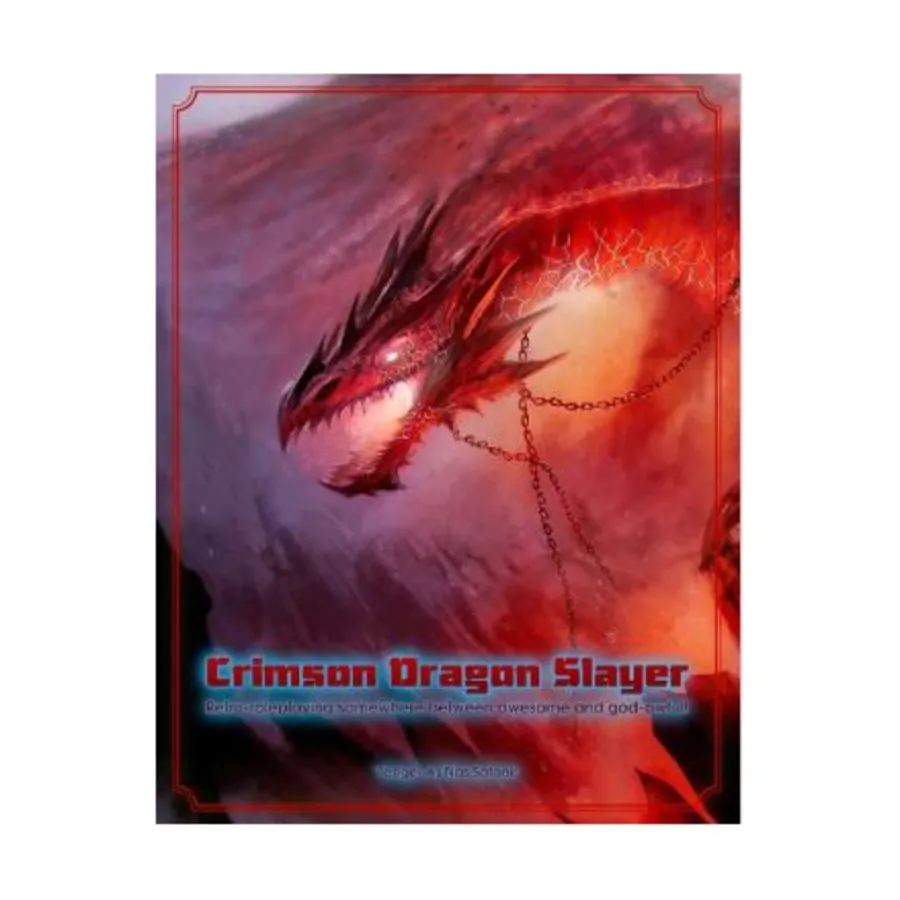 Crimson Dragon Slayer, Role Playing Games (Kort'thalis Publishing), мягкая обложка
Crimson Dragon Slayer, Role Playing Games (Kort'thalis Publishing), мягкая обложка