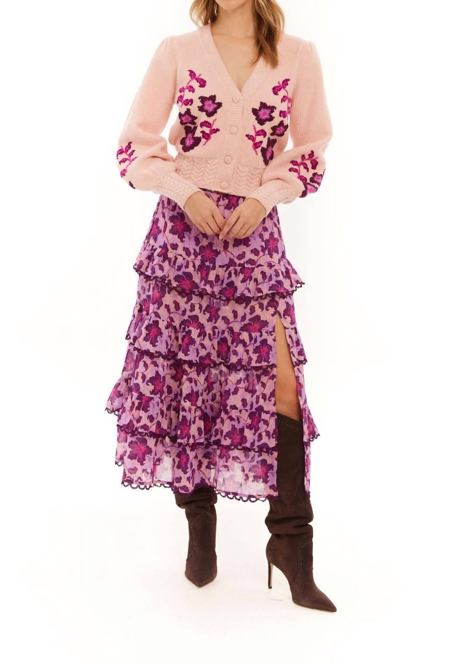 Кардиган Piper с V-образным вырезом в розовом цвете ALLISON NEW YORK
Кардиган Piper с V-образным вырезом в розовом цвете ALLISON NEW YORK