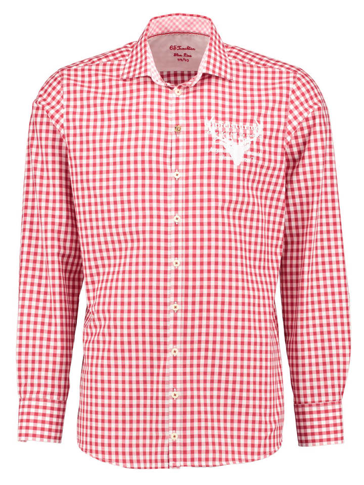 Традиционная рубашка твети средне-красного цвета OS-Trachten
Традиционная рубашка твети средне-красного цвета OS-Trachten