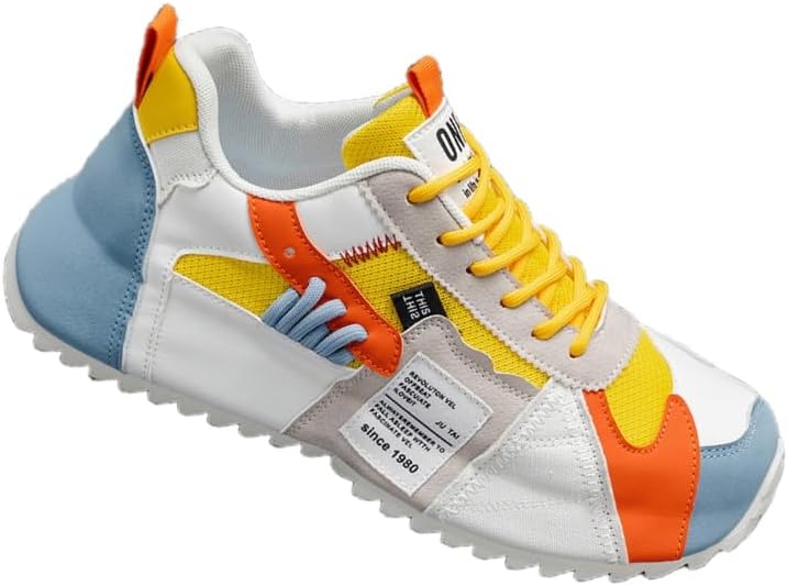 Мужские модные спортивные кроссовки - сетчатые, дышащие, удобные и противоскользящие, модный и повседневный стиль на шнуровке, подходят для активного отдыха и повседневного использования Fusecottc, белый
Мужские модные спортивные кроссовки - сетчатые, дышащие, удобные и противоскользящие, модный и повседневный стиль на шнуровке, подходят для активного отдыха и повседневного использования Fusecottc, белый