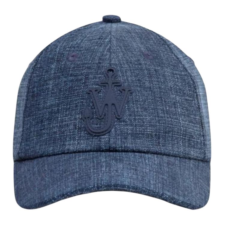 JW Anderson Бейсболка с кожаным клапаном и люверсом, Blue
JW Anderson Бейсболка с кожаным клапаном и люверсом, Blue