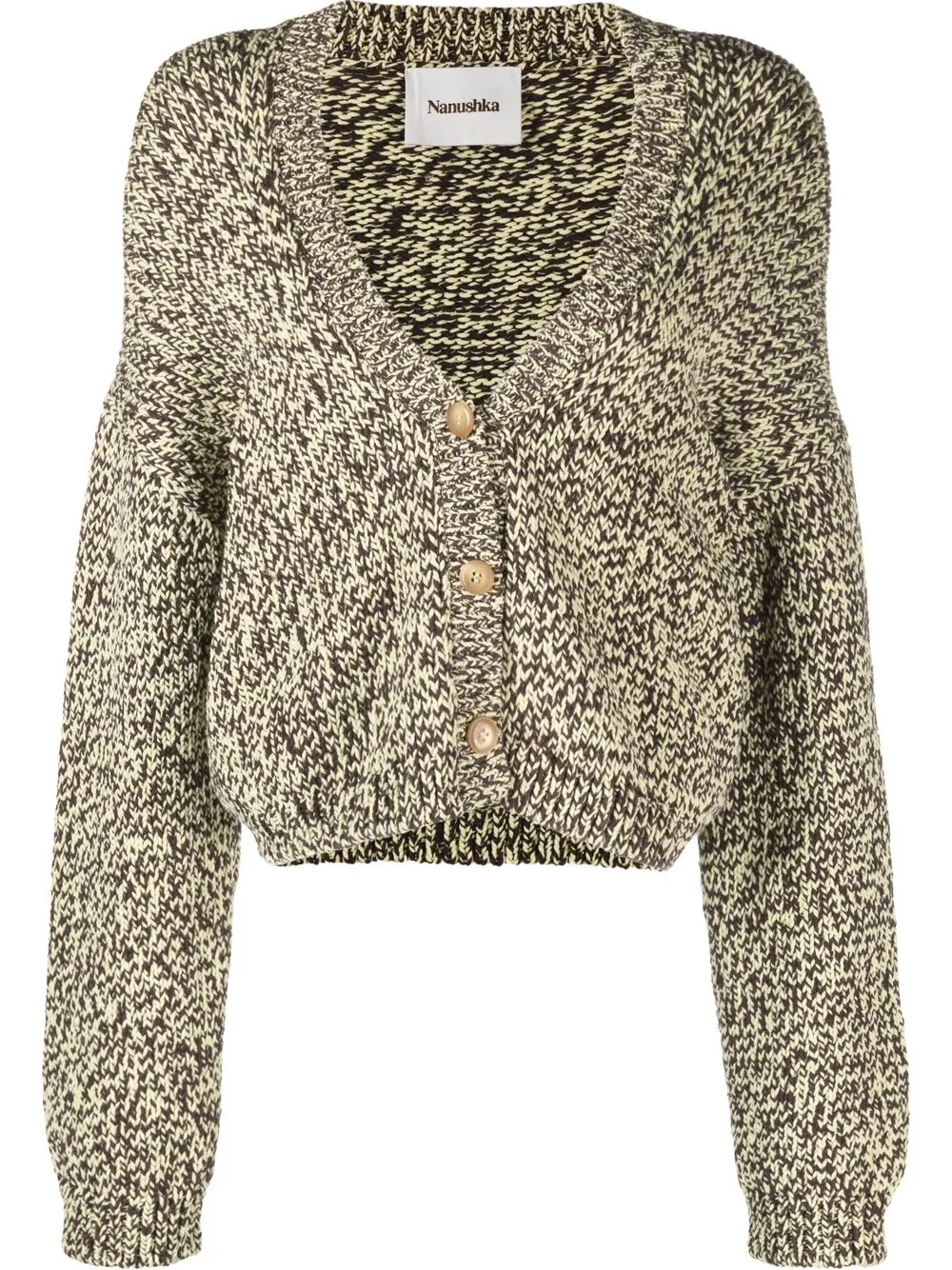 Кардиган в двух тонах Nanushka, желтый
Кардиган в двух тонах Nanushka, желтый