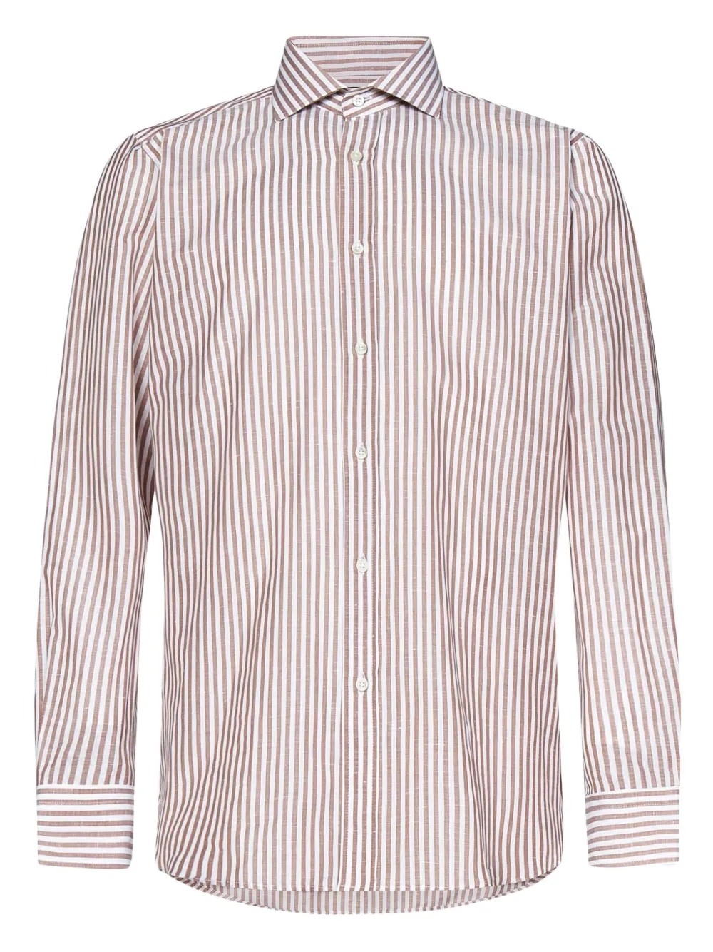 Полосатая рубашка David Beckham с отложным воротником FRANZESE COLLECTION, нейтральный
Полосатая рубашка David Beckham с отложным воротником FRANZESE COLLECTION, нейтральный