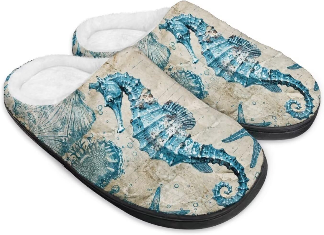 Зимние домашние тапочки Pzuqiu для женщин и мужчин, легкие, без шнурков, мягкие, размеры 34-50, Seahorse Starfish
Зимние домашние тапочки Pzuqiu для женщин и мужчин, легкие, без шнурков, мягкие, размеры 34-50, Seahorse Starfish