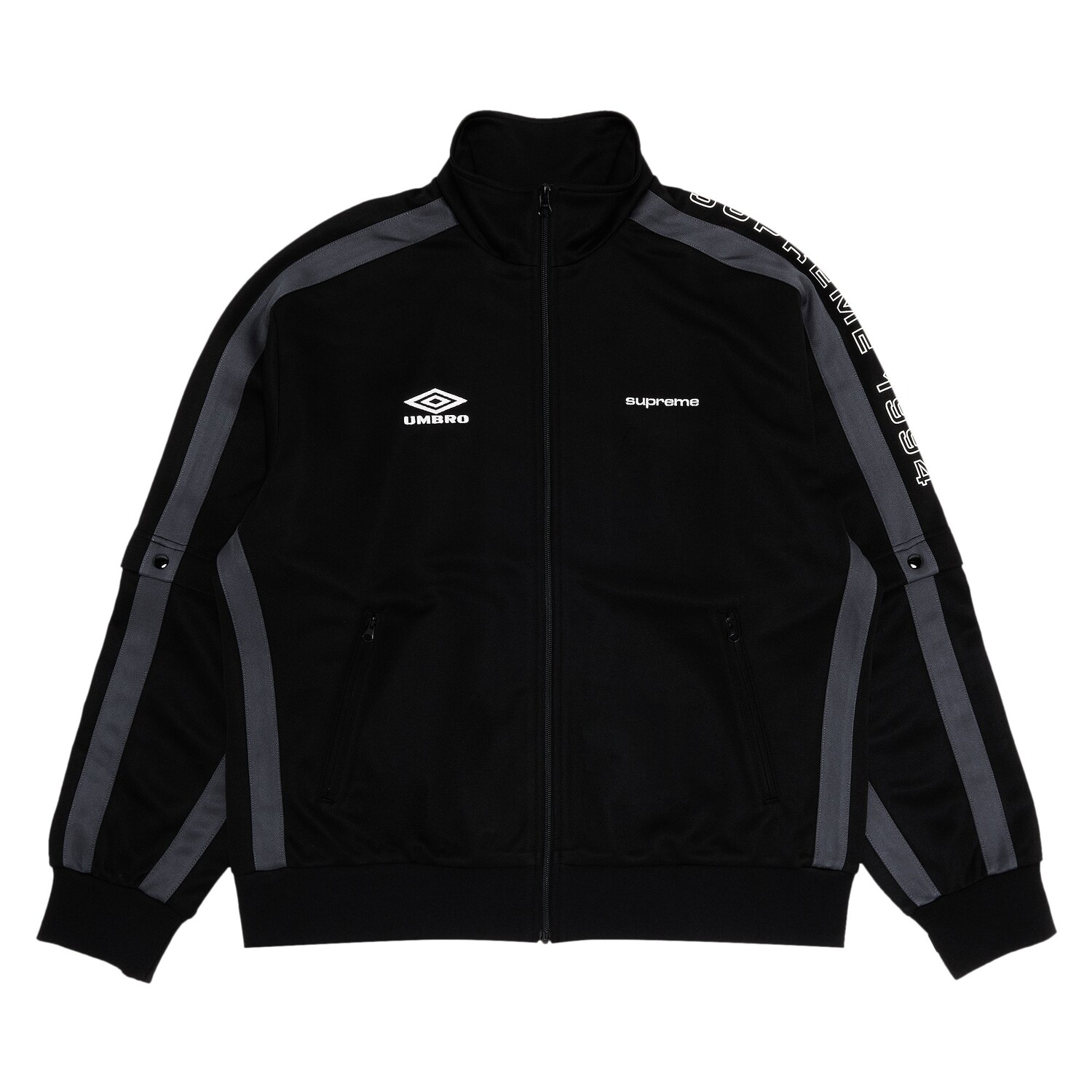 Куртка Supreme x Umbro на кнопках с рукавами, цвет Черный
Куртка Supreme x Umbro на кнопках с рукавами, цвет Черный