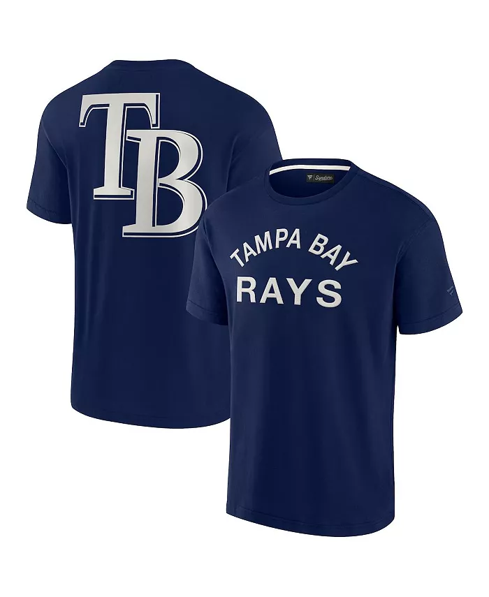 Мужская и женская супермягкая футболка с коротким рукавом Tampa Bay Rays в темно-синем цвете Fanatics Signature
Мужская и женская супермягкая футболка с коротким рукавом Tampa Bay Rays в темно-синем цвете Fanatics Signature