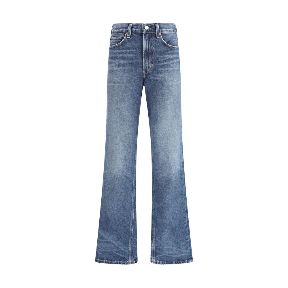 Джинсы Kick Boot трафаретной расцветки, средняя посадка Agolde, синий
Джинсы Kick Boot трафаретной расцветки, средняя посадка Agolde, синий