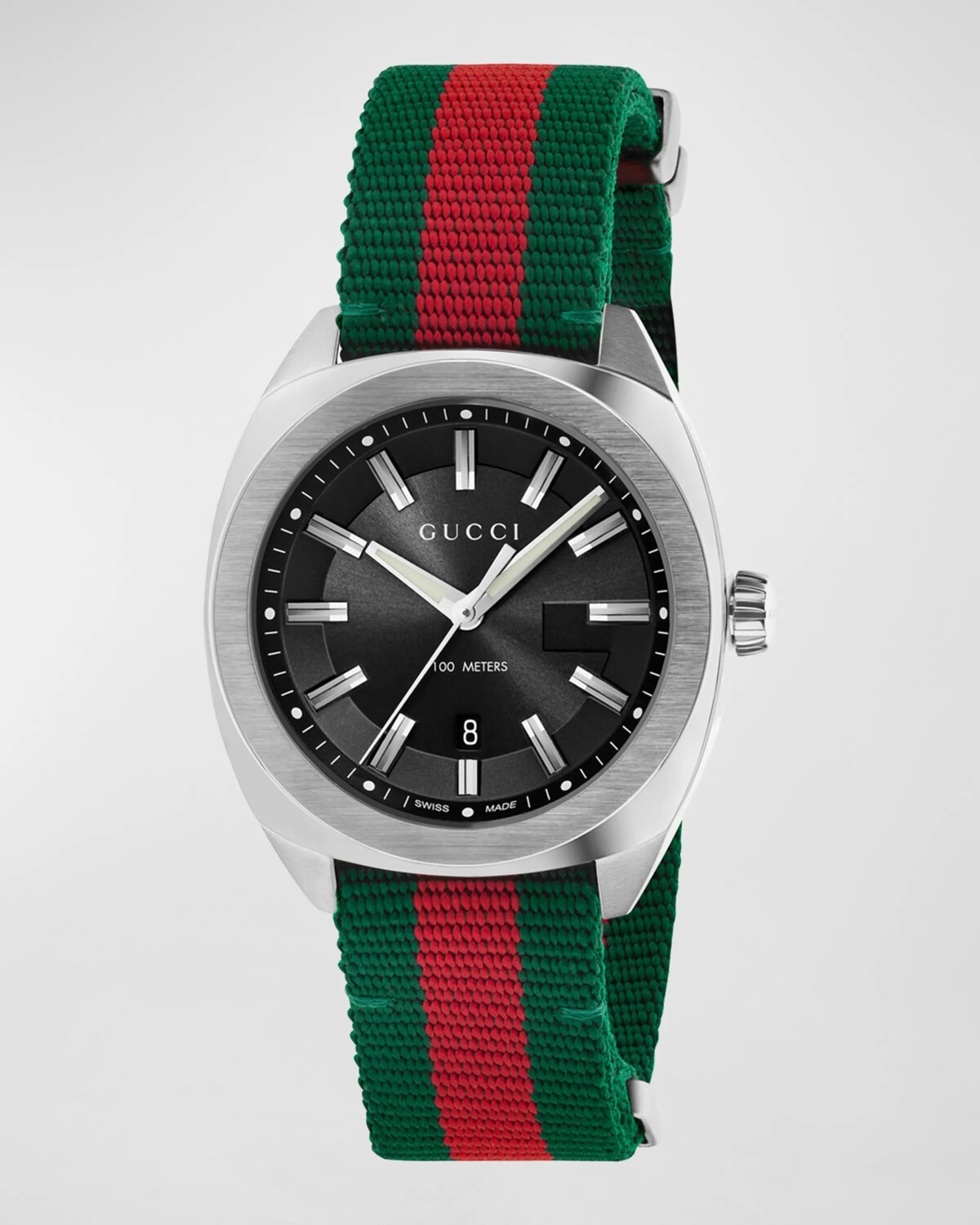 Мужские нейлоновые часы из нержавеющей стали GG2570 41 мм Gucci, цвет Green/Red
Мужские нейлоновые часы из нержавеющей стали GG2570 41 мм Gucci, цвет Green/Red