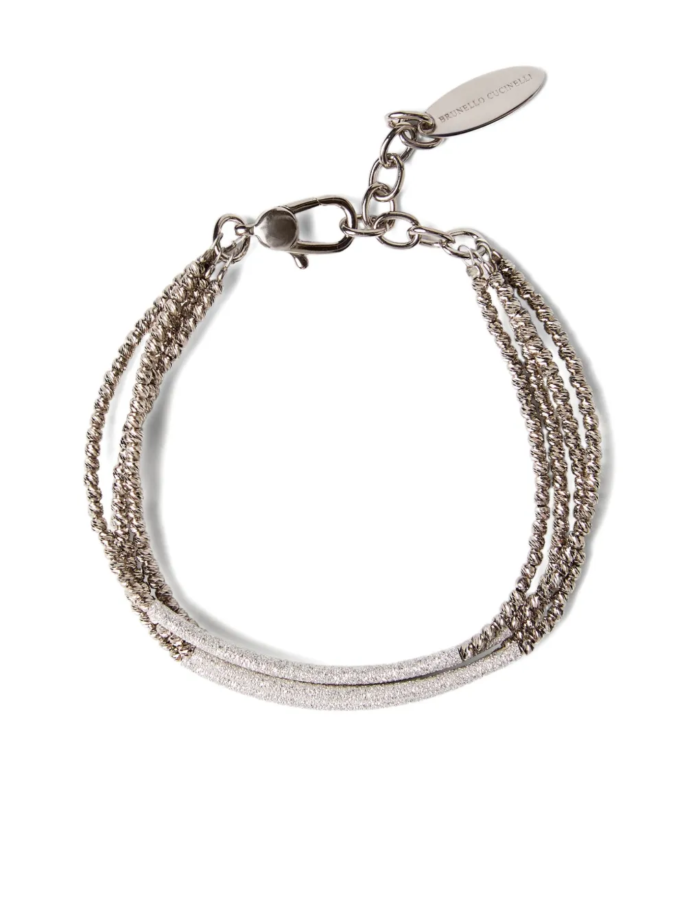 Витой браслет Brunello Cucinelli, серебристый
Витой браслет Brunello Cucinelli, серебристый