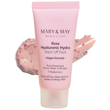 Mary & May Rose Hyaluronic Hydra Смываемая упаковка 30 г Mary&May 
Mary & May Rose Hyaluronic Hydra Смываемая упаковка 30 г Mary&May