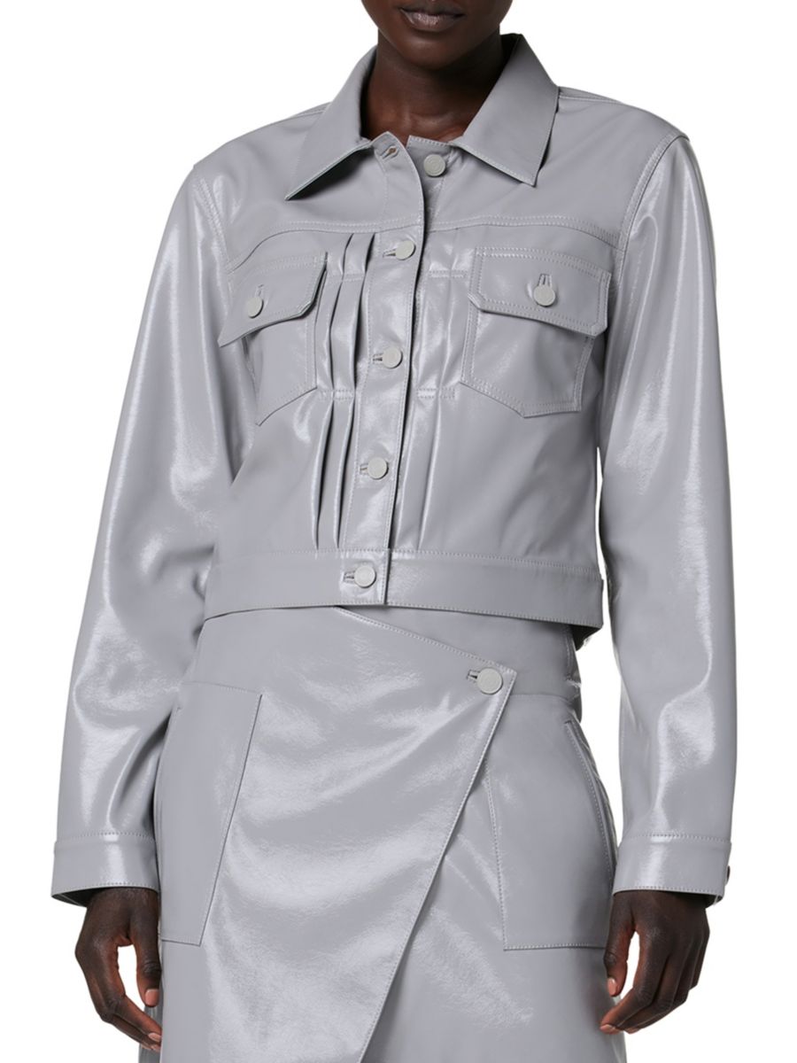 Укороченная куртка Lola из искусственной кожи Hudson Jeans, цвет Ultimate Grey, Серый, Укороченная куртка Lola из искусственной кожи Hudson Jeans, цвет Ultimate Grey 
Укороченная куртка Lola из искусственной кожи Hudson Jeans, цвет Ultimate Grey, Серый, Укороченная куртка Lola из искусственной кожи Hudson Jeans, цвет Ultimate Grey