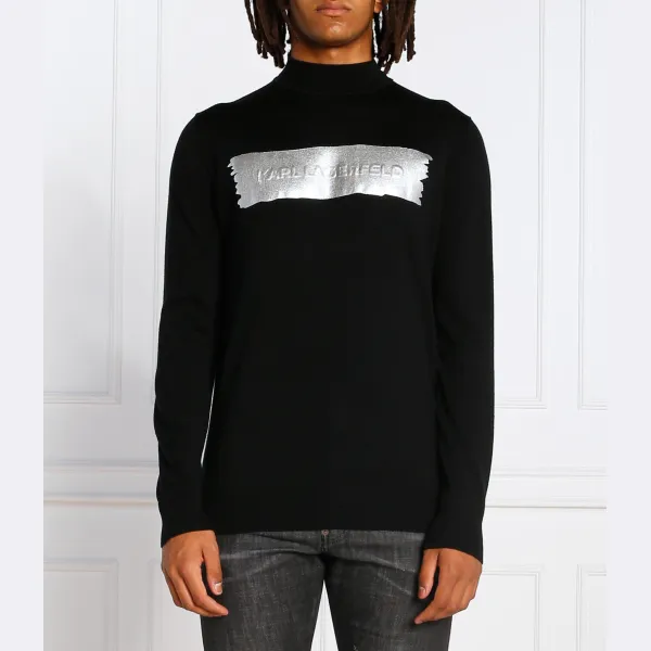 Шерстяной свитер обычного кроя Karl Lagerfeld, черный
Шерстяной свитер обычного кроя Karl Lagerfeld, черный