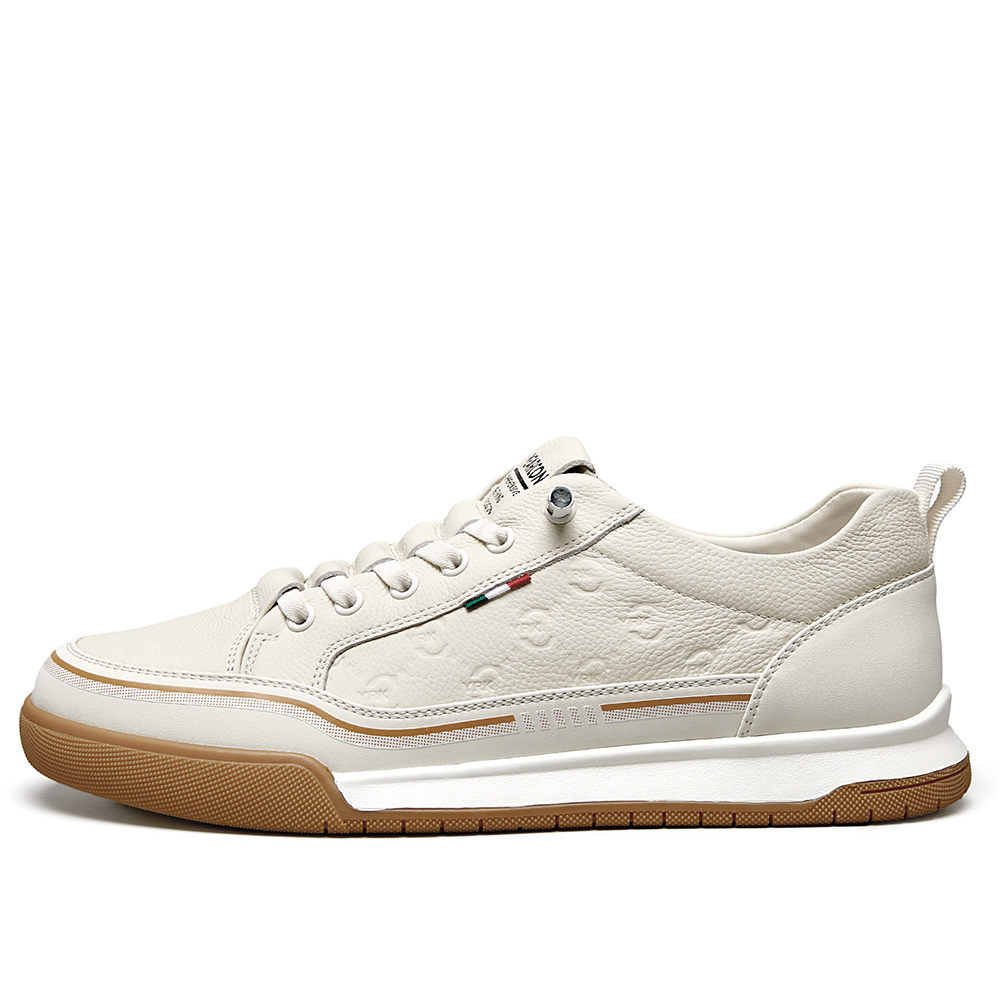 YEARCON Низкие скейтерские кросcовки мужские экрю, цвет Ecru 
YEARCON Низкие скейтерские кросcовки мужские экрю, цвет Ecru