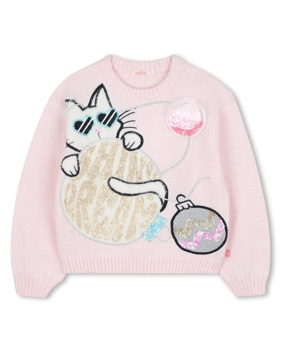 Детский джемпер розового цвета с длинными рукавами Billieblush
Детский джемпер розового цвета с длинными рукавами Billieblush