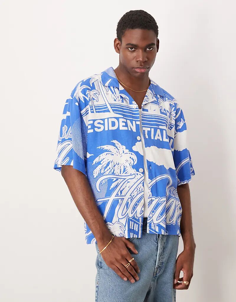 Рубашка с короткими рукавами Cotton On Cabana с принтом «синяя гавана» Cotton:On
Рубашка с короткими рукавами Cotton On Cabana с принтом «синяя гавана» Cotton:On