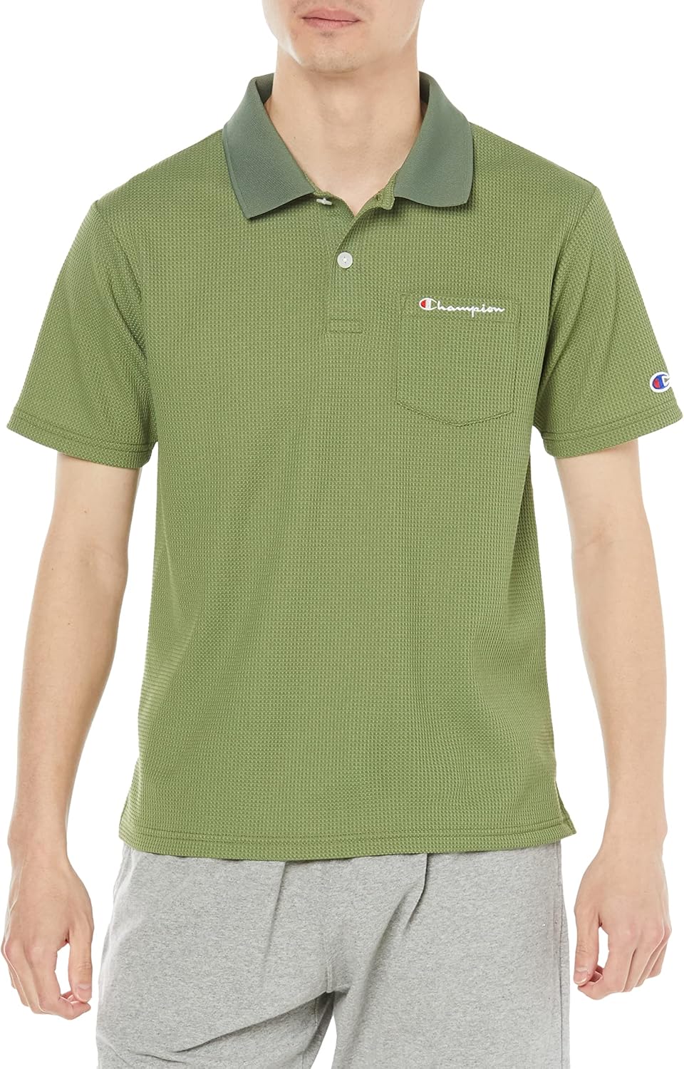 Футболка Champion C3-XS314 с коротким рукавом, быстросохнущая, с защитой от тепла и УФ-излучения, с логотипом, поло, мужская спортивная футболка, зеленый
Футболка Champion C3-XS314 с коротким рукавом, быстросохнущая, с защитой от тепла и УФ-излучения, с логотипом, поло, мужская спортивная футболка, зеленый