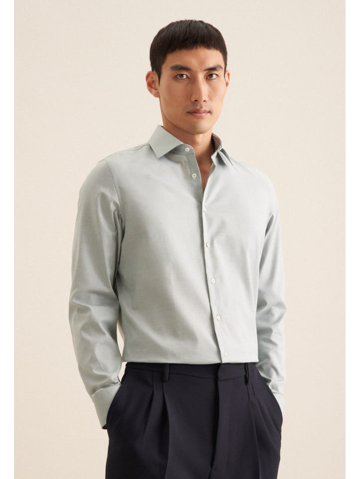 Рубашка Seidensticker, зеленый
Рубашка Seidensticker, зеленый