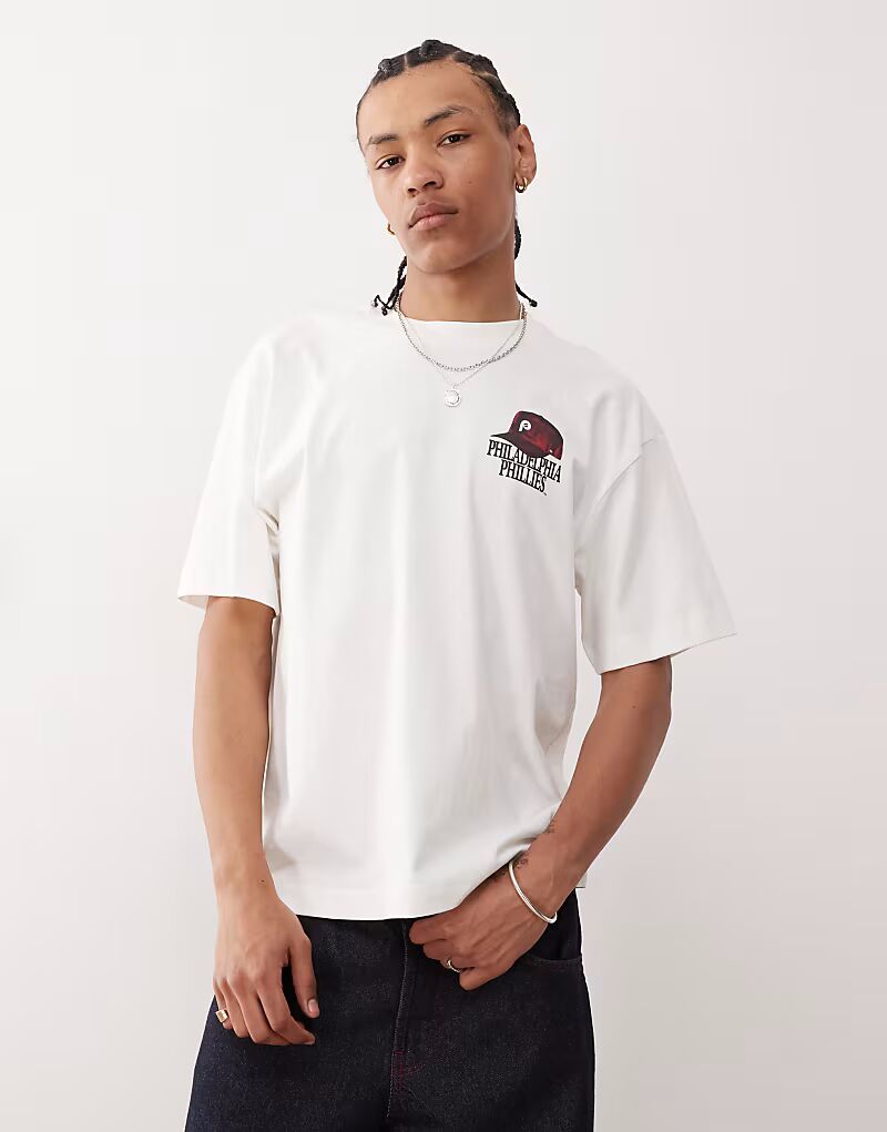Футболка 47 Brand Philledelphia Phillies с графическим принтом белого цвета
Футболка 47 Brand Philledelphia Phillies с графическим принтом белого цвета