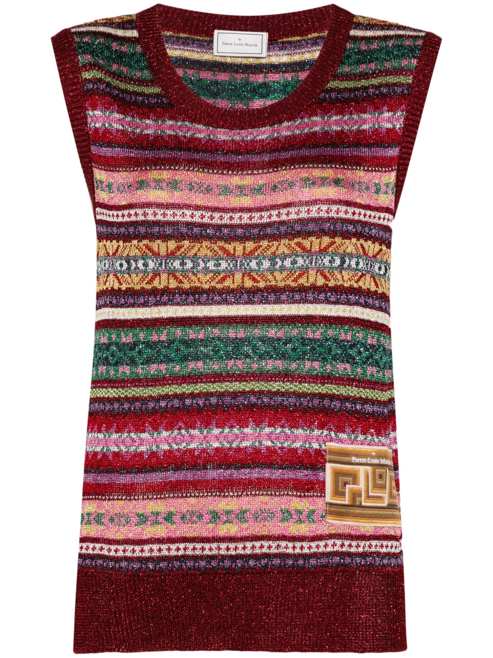 Топ в полоску Pierre-Louis Mascia, красный
Топ в полоску Pierre-Louis Mascia, красный