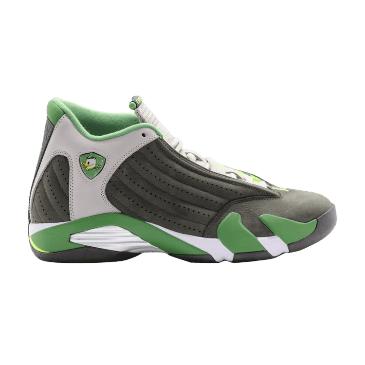 Кроссовки Air Jordan Air Jordan 14 Retro 'Oregon Ducks' PE, серый
Кроссовки Air Jordan Air Jordan 14 Retro 'Oregon Ducks' PE, серый