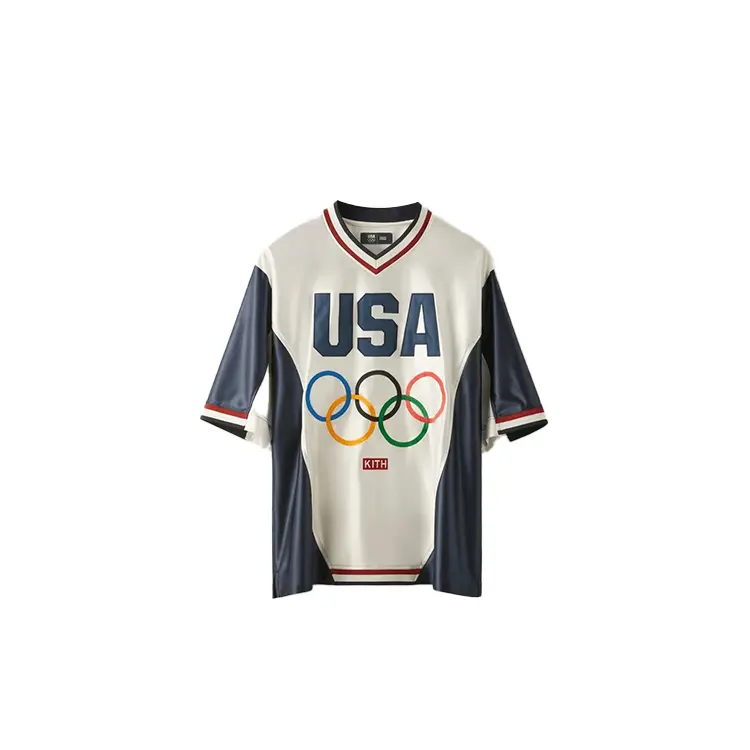 Team Usa Faille Jersey Warmup Shirt KITH, белый
Team Usa Faille Jersey Warmup Shirt KITH, белый