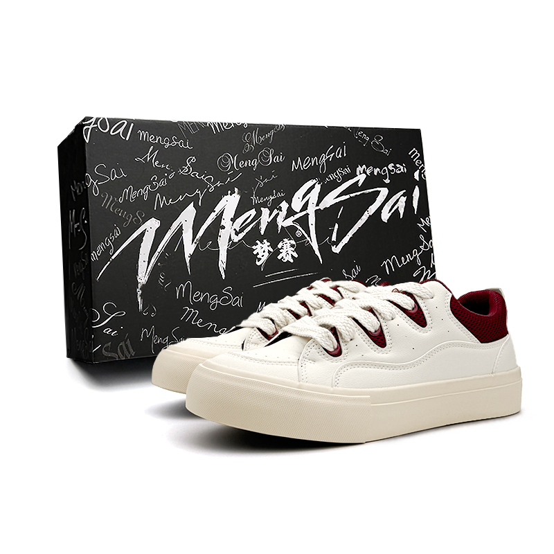 Mengsai Нескользящие, износостойкие и сбалансированные низкие кроссовки для скейтбординга, мужские, бежево-бордовые
Mengsai Нескользящие, износостойкие и сбалансированные низкие кроссовки для скейтбординга, мужские, бежево-бордовые