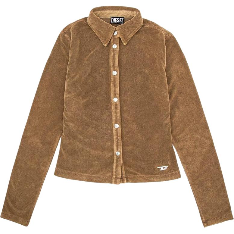 DIESEL Женская рубашка цвета хаки
DIESEL Женская рубашка цвета хаки