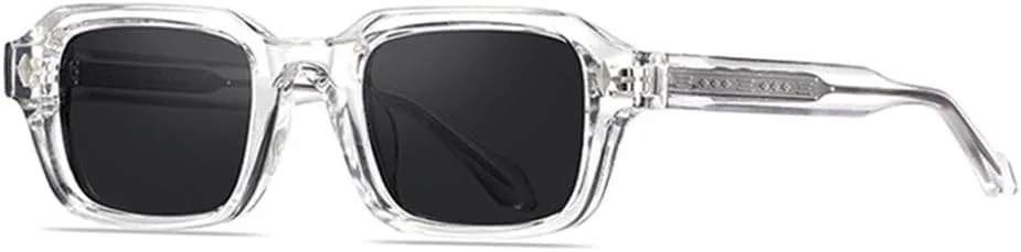 Мужские солнцезащитные очки в стиле ретро прямоугольной формы, панк-очки, защита от ультрафиолета UV400, солнцезащитные очки с заклепками HCPIHF, Transparent Grey
Мужские солнцезащитные очки в стиле ретро прямоугольной формы, панк-очки, защита от ультрафиолета UV400, солнцезащитные очки с заклепками HCPIHF, Transparent Grey