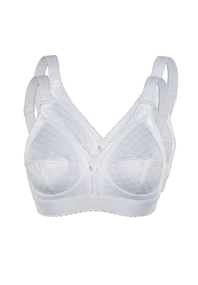 Мягкий бюстгальтер жаккардовый 2 шт. в упаковке Sassa, белый
Мягкий бюстгальтер жаккардовый 2 шт. в упаковке Sassa, белый