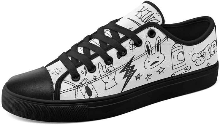 Кеды на низкой подошве с граффити-артом, модная унисекс обувь в стиле стритвир для мальчиков и девочек, легкая повседневная обувь Awsole, белый/черный
Кеды на низкой подошве с граффити-артом, модная унисекс обувь в стиле стритвир для мальчиков и девочек, легкая повседневная обувь Awsole, белый/черный