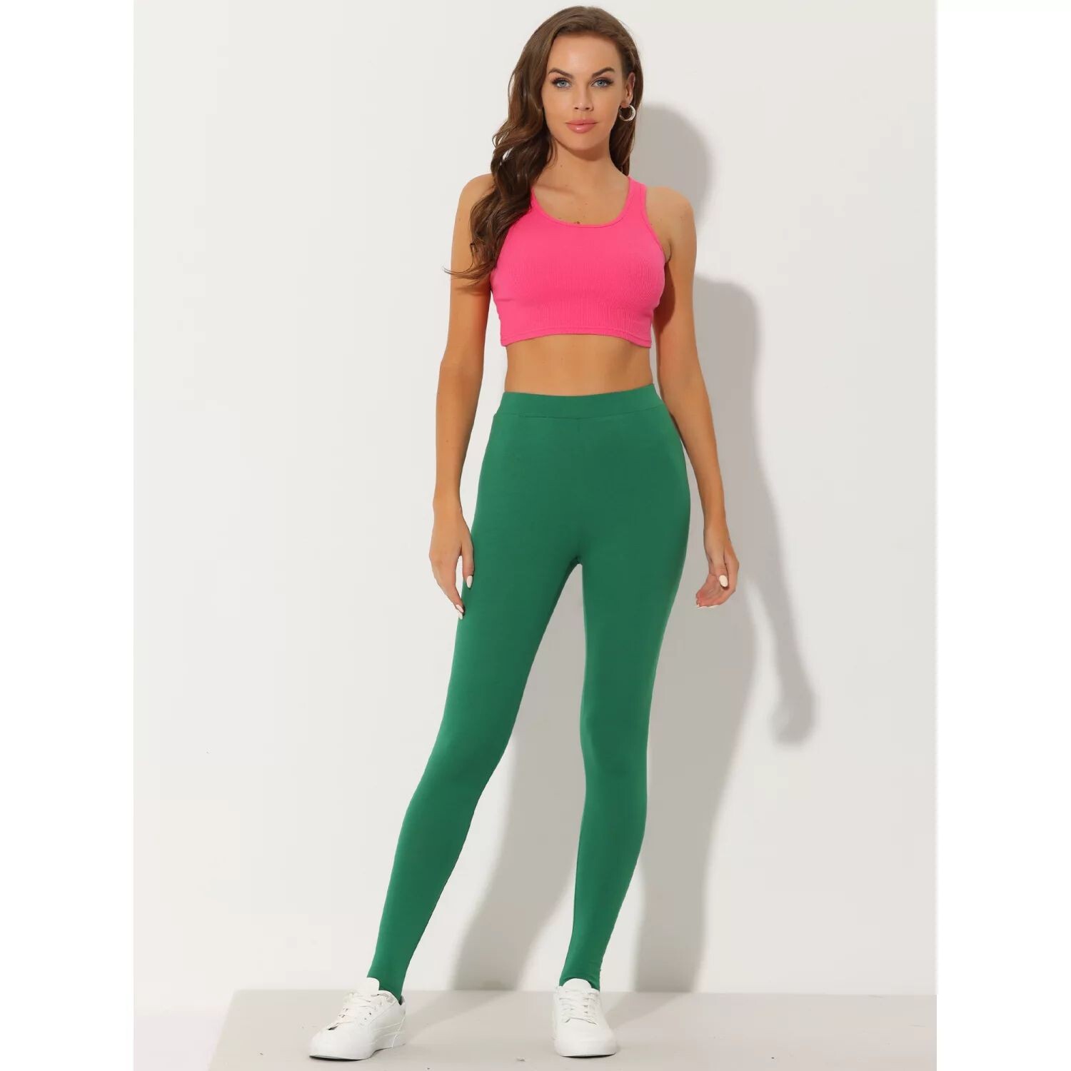 Женские однотонные брюки со стременами для йоги и йоги в тренажерном зале с мягким эластичным поясом ALLEGRA K
Женские однотонные брюки со стременами для йоги и йоги в тренажерном зале с мягким эластичным поясом ALLEGRA K