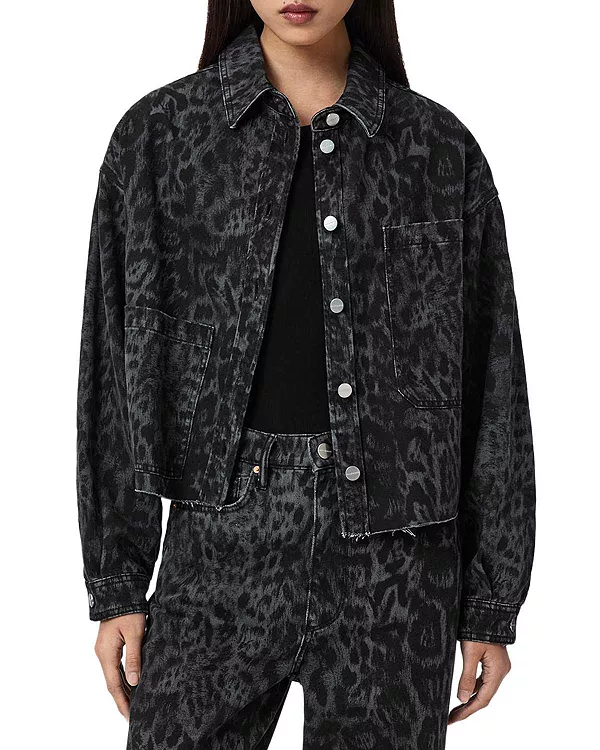 Джинсовая куртка Ники Allsaints, черный
Джинсовая куртка Ники Allsaints, черный