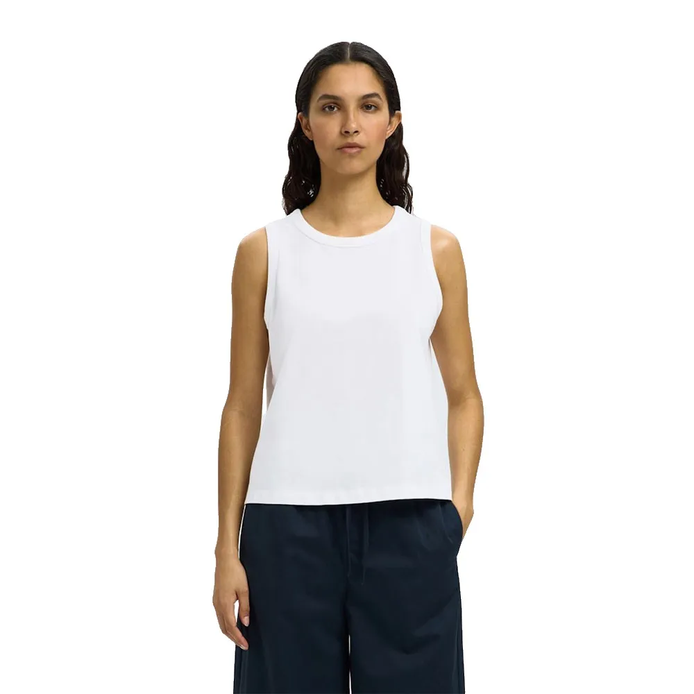 Футболка без рукавов Selected Essential, белый
Футболка без рукавов Selected Essential, белый