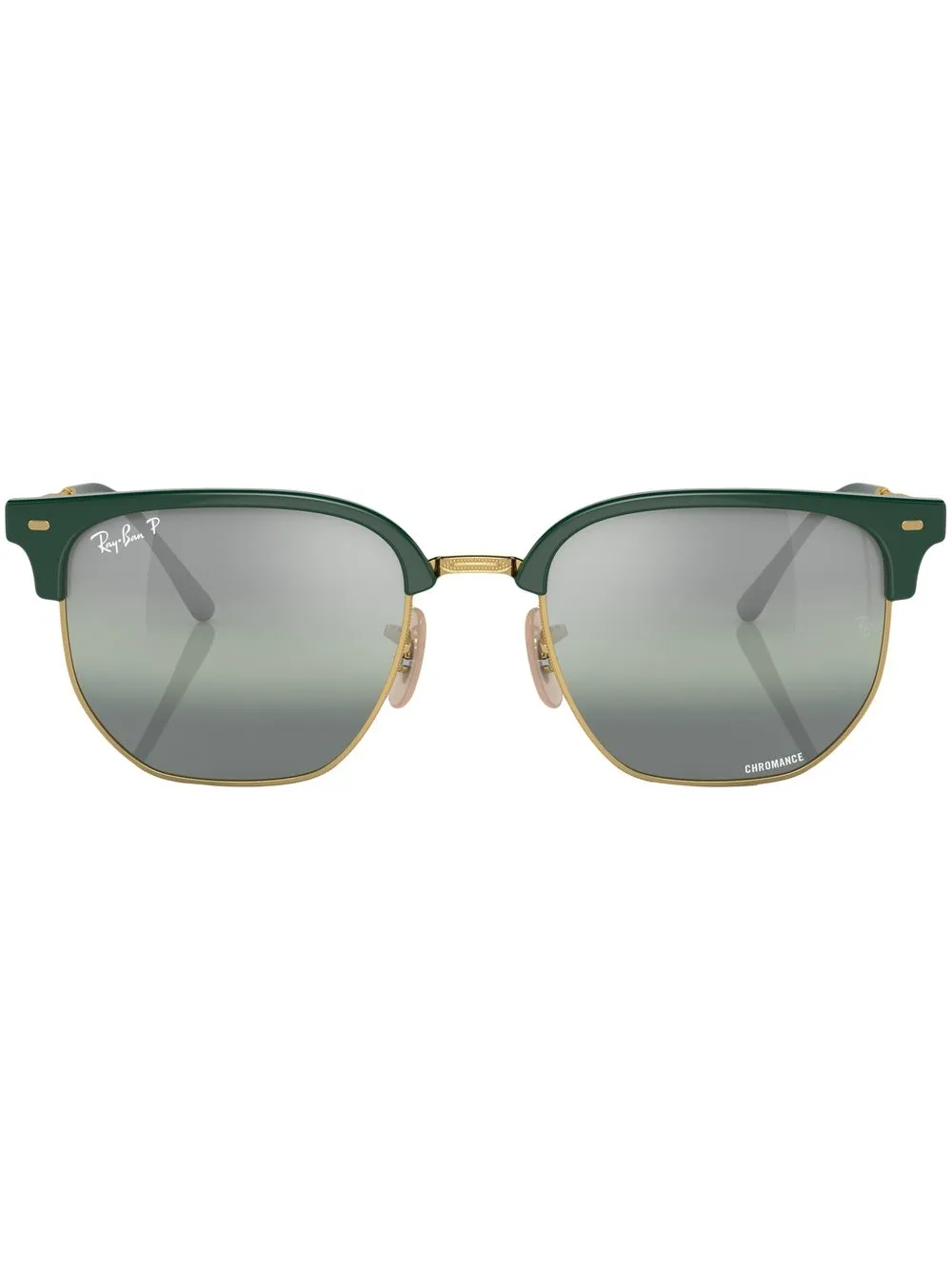Солнцезащитные очки New Clubmaster Ray-Ban, зеленый 
Солнцезащитные очки New Clubmaster Ray-Ban, зеленый