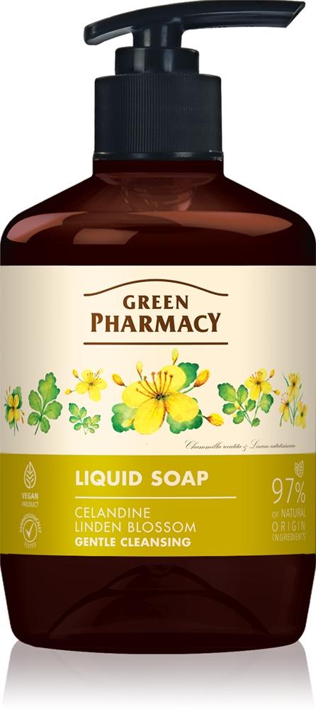 Жидкое мыло для рук с чистотелом Green Pharmacy, 460 мл
Жидкое мыло для рук с чистотелом Green Pharmacy, 460 мл