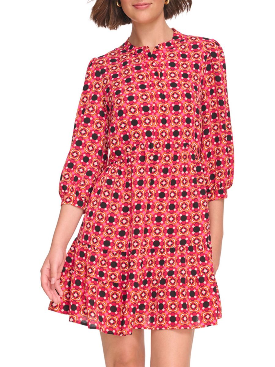 Платье-футляр из крепа с принтом Eliza J, цвет Magenta
Платье-футляр из крепа с принтом Eliza J, цвет Magenta