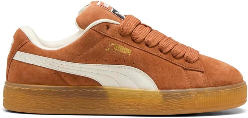 Мужские замшевые кроссовки PUMA с шнуровкой XL, повседневные - коричневые
Мужские замшевые кроссовки PUMA с шнуровкой XL, повседневные - коричневые