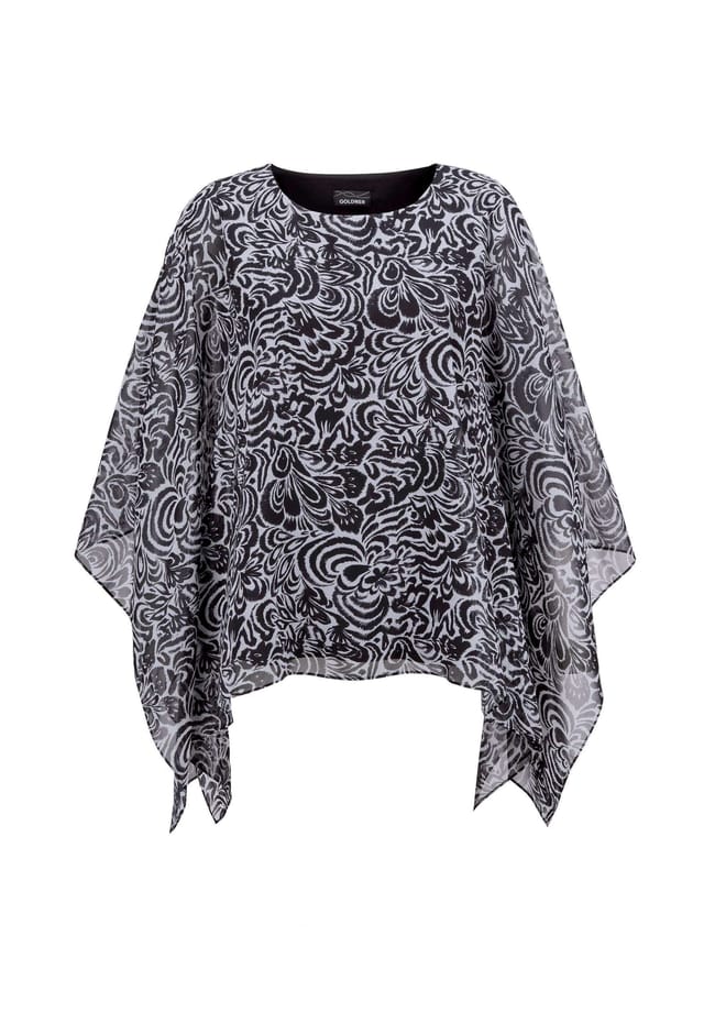 Короткий размер: блузка-комбинация Goldner, мультиколор
Короткий размер: блузка-комбинация Goldner, мультиколор