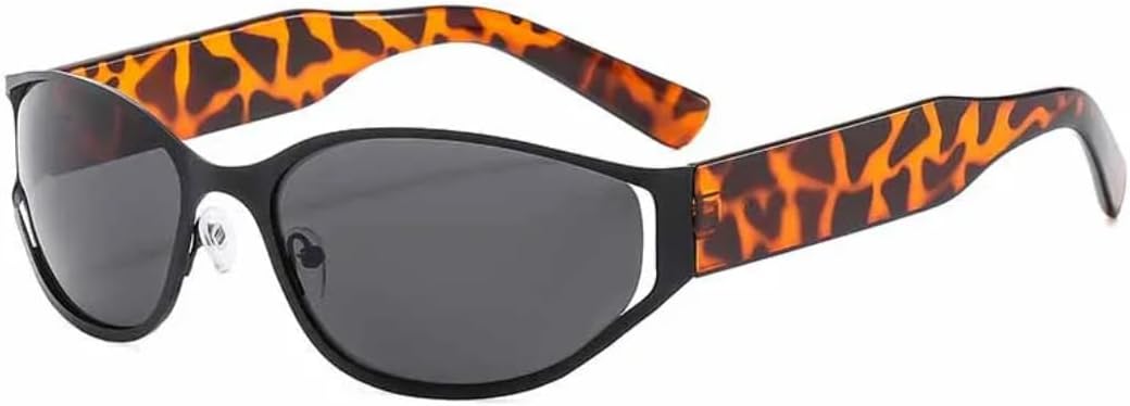 Панк-тренд, крутые овальные солнцезащитные очки из полого металла для женщин, хип-хоп, люксовые, для мужчин, для активного отдыха, походов, с защитой от УФ-излучения UV400 TVTBBVV, Leopard Gray
Панк-тренд, крутые овальные солнцезащитные очки из полого металла для женщин, хип-хоп, люксовые, для мужчин, для активного отдыха, походов, с защитой от УФ-излучения UV400 TVTBBVV, Leopard Gray