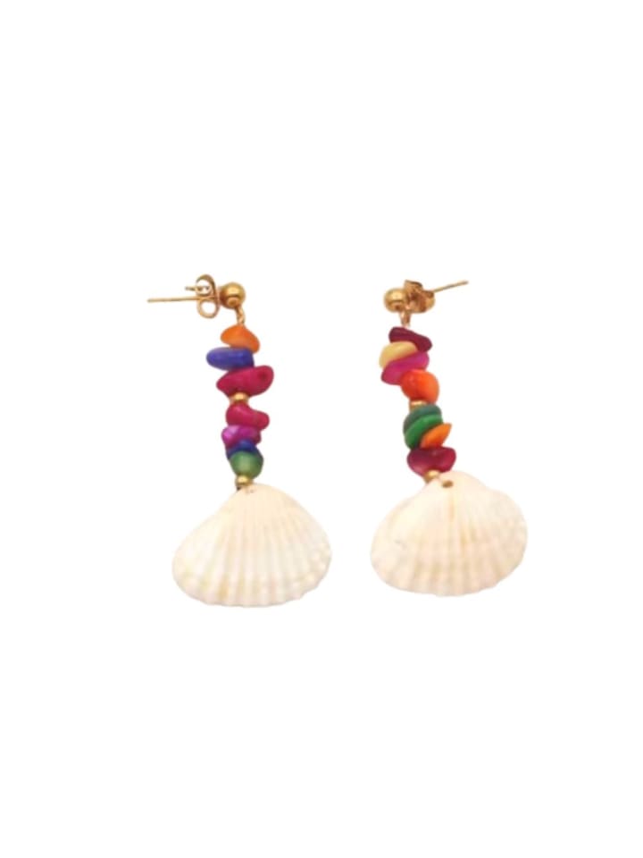 Bungsa Разноцветные серьги-гвоздики
Bungsa Разноцветные серьги-гвоздики