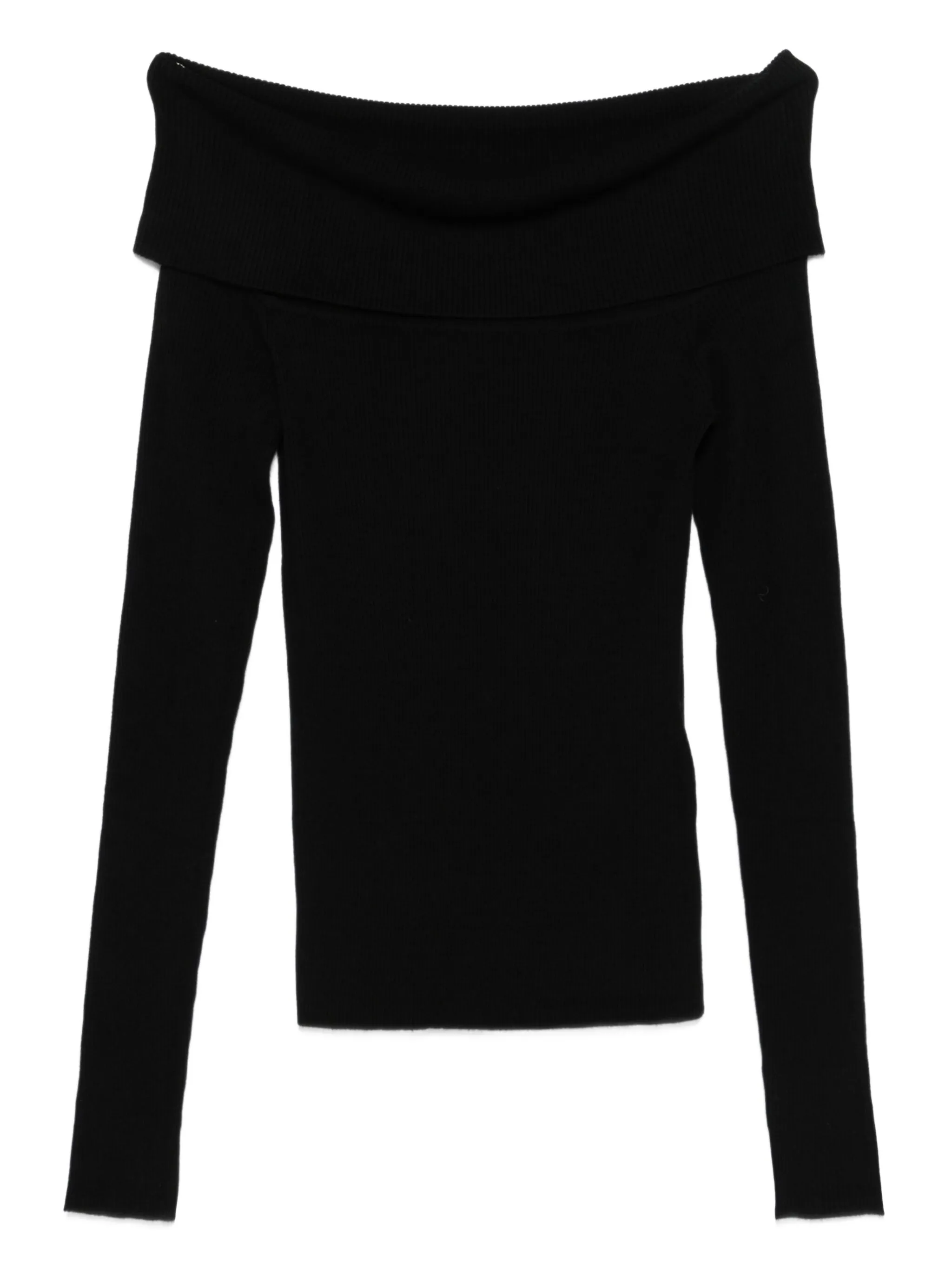 Свитер в рубчик с открытыми плечами Liu Jo, черный
Свитер в рубчик с открытыми плечами Liu Jo, черный